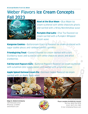 Fall 2023 Ice Cream Concepts