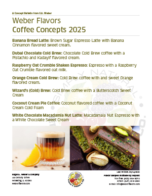 Coffee Beverage Concepts