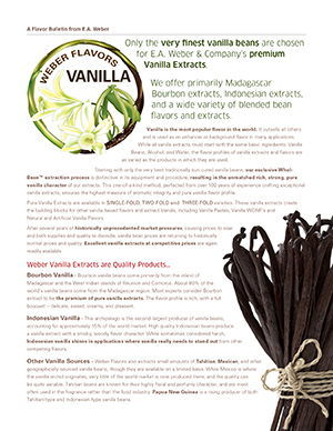 Weber Flavors Vanilla 2023