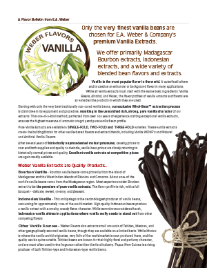 Weber Flavors Vanilla