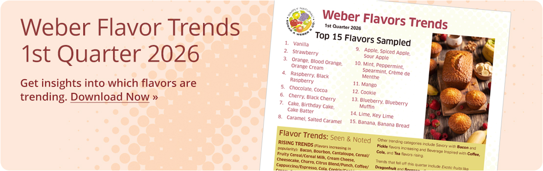 First Quarter Flavor Trends