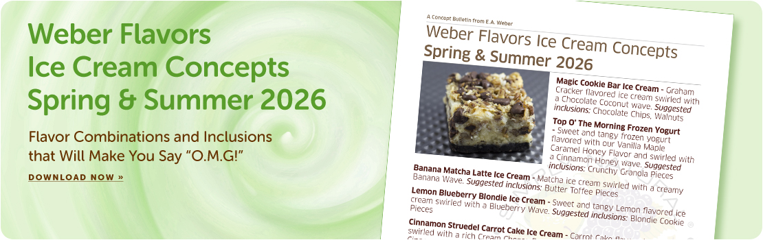 Weber Flavors Ice Cream Concepts Spring Summer 2026