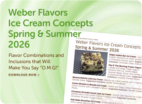 Weber Flavors Ice Cream Concepts Spring Summer 2026