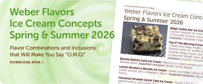 Weber Flavors Ice Cream Concepts Spring Summer 2026