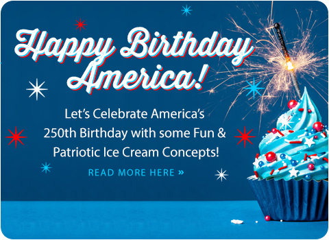 Patriotic Ice Cream Concepts for America's 250th